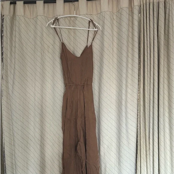 NWOT Ozma Ingrid jumpsuit, Cupro, in rosehip (a pinky taupe), S - Picture 5 of 8